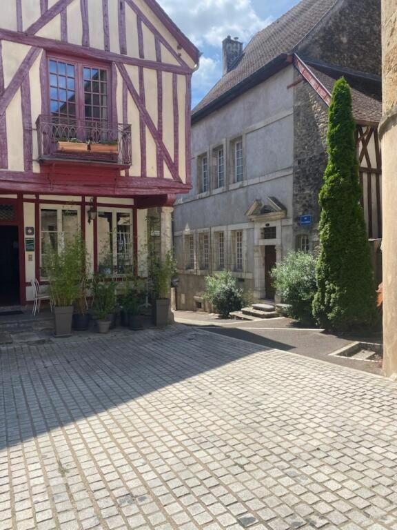 Au Temps D'Autrefois Hotel Nolay  ภายนอก รูปภาพ